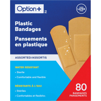 Option+ Plastic Bandages Assorted