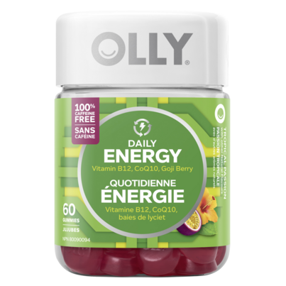 OLLY Daily Energy Caffeine Free Tropical Passion