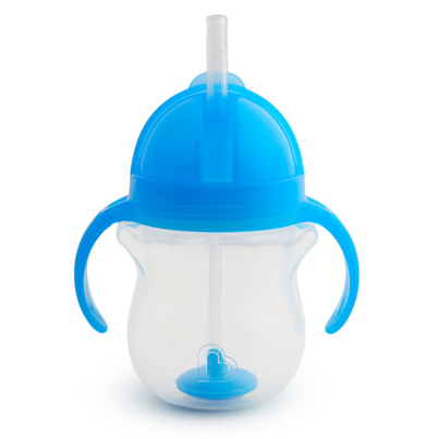 Munchkin Any Angle Weighted Straw Trainer Cup Blue