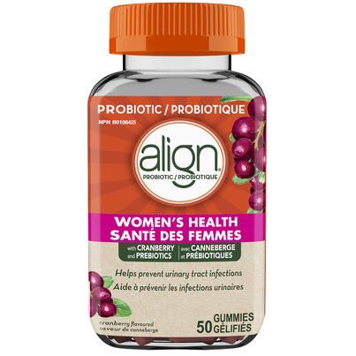 Align Women's Health Probiotic Gummy With Cranberry & Prebiotics
