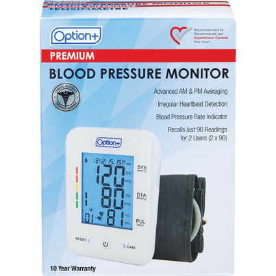 Option+ Premium Blood Pressure Monitor