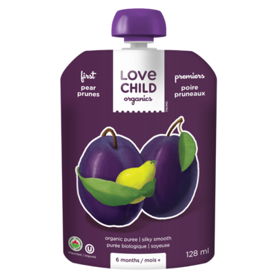Love Child Organics Simple Firsts Pear Prunes