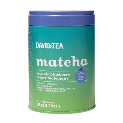 DAVID'S Tea Matcha Tin Organic Blueberry