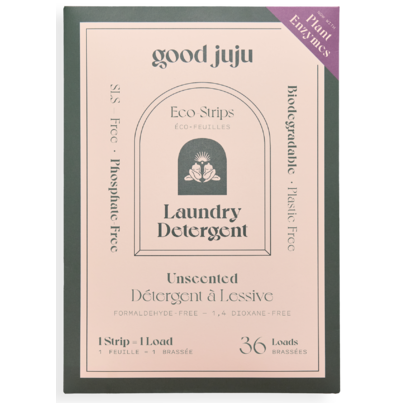 Good Juju Laundry Detergent Strips Unscented