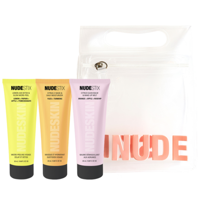 Nudestix Nudeskin 3-Step: Citrus Renew Set For Makeup