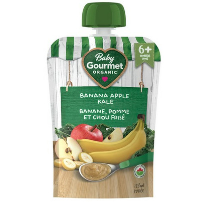 Baby Gourmet Banana, Apple And Kale Blend Organic Baby Food