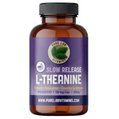 Pure Lab Vitamins L-Theanine Slow Release 200mg