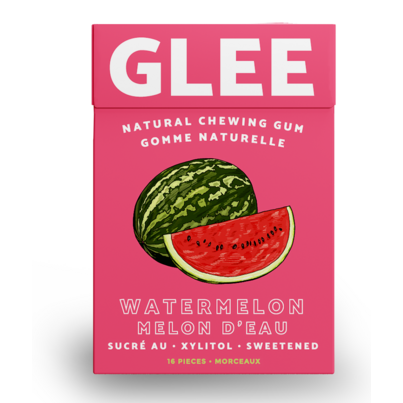 Glee Gum Watermelon Sweetened With Cane Xylitol