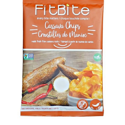FitBite Cassava Chips Spicy