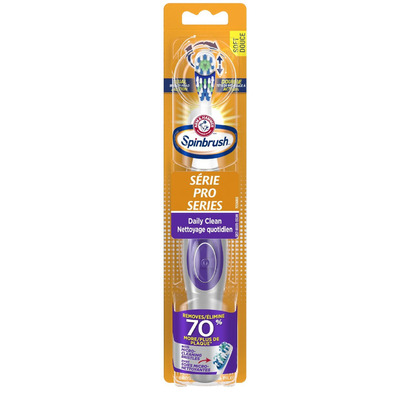 Arm & Hammer Spinbrush Pro Series Daily Clean Battery Powered Toothbrush