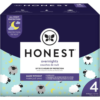 The Honest Company Overnight Diapers Club Pack Sleepy Sheep