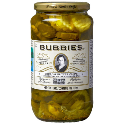 Bubbie's Bread And Butter Chips Snacking Pickles