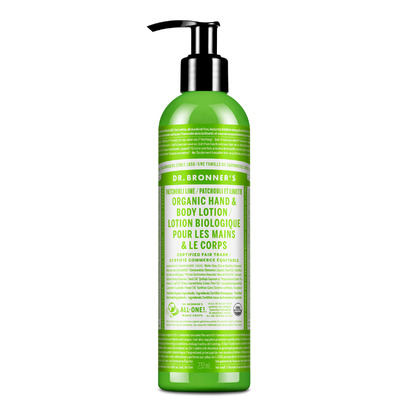 Dr. Bronner's Organic Lotion For Hands And Body Patchouli Lime