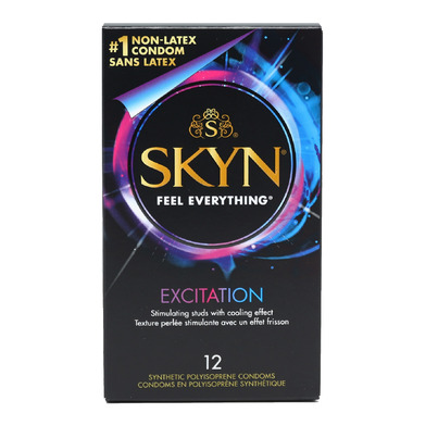 SKYN Excitation Synthetic Polyisoprene Condoms