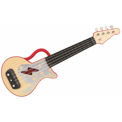 Hape Toys Teach Yourself The Electric Ukelele-Red