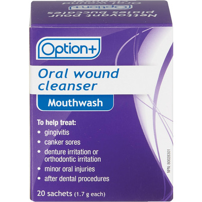 Option+ Oral Wound Cleanser