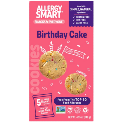 Allergy Smart Birthday Cake Cookies