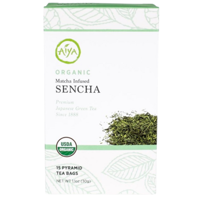 Aiya Company Organic Matcha Infused Sencha Tea