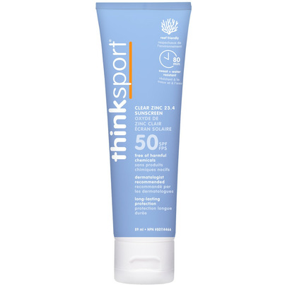 Thinksport Clear Zinc Sunscreen SPF 50