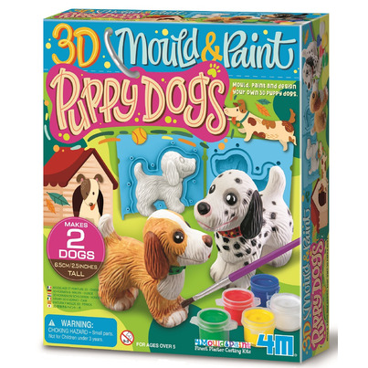 4M 3D Mould & Paint Puppies