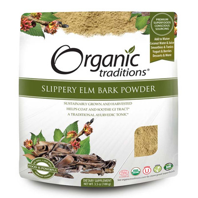 Organic Traditions Slippery Elm Bark Powder