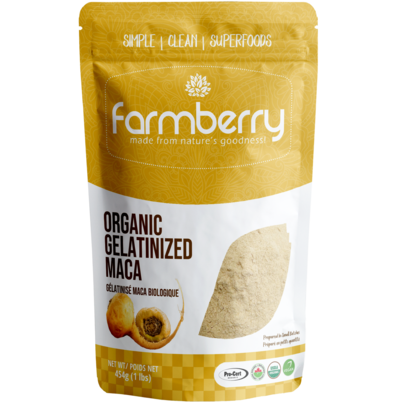 Farmberry Organic Maca Powder Gelatinized