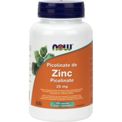 NOW Foods Zinc Picolinate 25 Mg