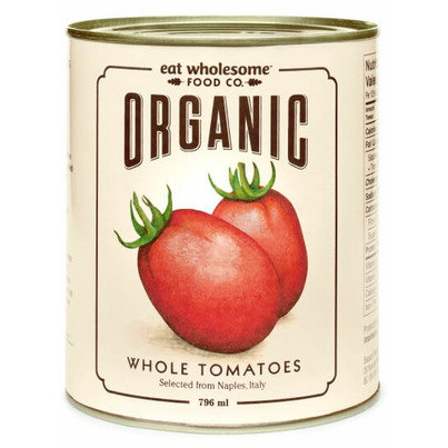 Eat Wholesome Organic Peeled Whole Tomatoes