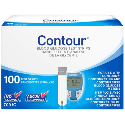 Ascensia Contour Blood Glucose Test Strips