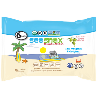 Sea Snax Organic Classic Grab & Go 6 Pack