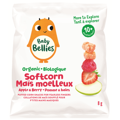 Little Bellies Baby Bellies Organic Berry & Apple Soft Corn Puffs