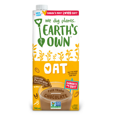 Earth's Own Fortified Oat Beverage Fair Trade Chocolate