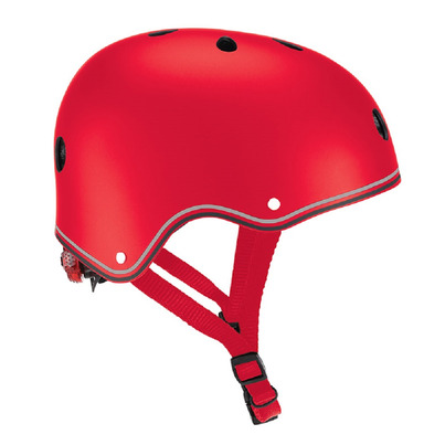 Globber Kids Primo Scooter Helmet With Lights Red