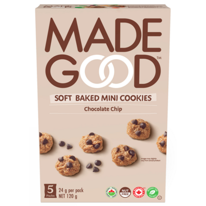 MadeGood Soft Baked Mini Cookies Chocolate Chip