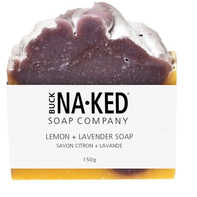 Buck Naked Soap Company Lemon + Lavender Soap
