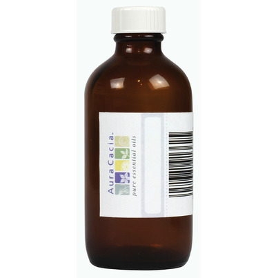 Aura Cacia Amber Glass 4 Oz Bottle With Writeable Label