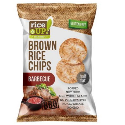 RiceUP! Popped Brown Rice Chips BBQ