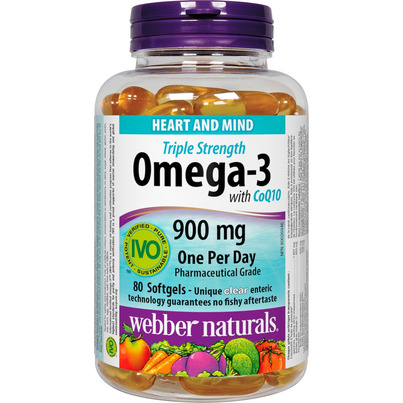 Webber Naturals Triple Strength Omega-3 With CoQ10