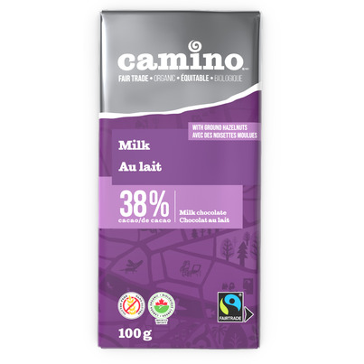 Camino 38% Cacao Milk Chocolate Bar