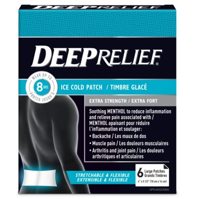Deep Relief Extra Strength Ice Cold Pain Relief Patch
