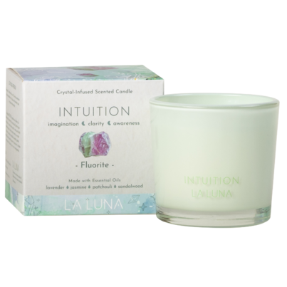 La Luna Mini Scented Candle Intuition Crystal