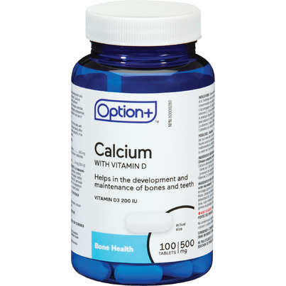 Option+ Calcium With Vitamin D