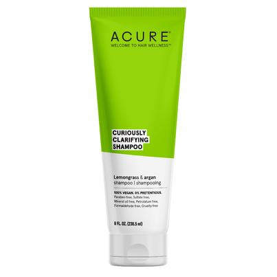 Acure Curiously Clarifying Shampoo Lemongrass & Argan