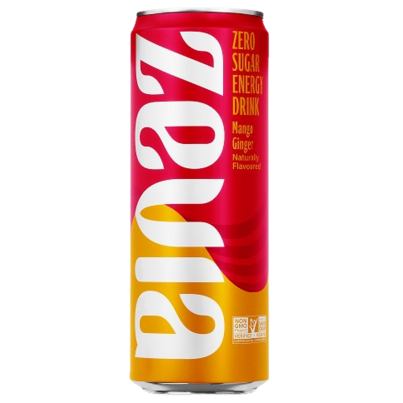 Zevia Zero Calorie Energy Drink Mango & Ginger