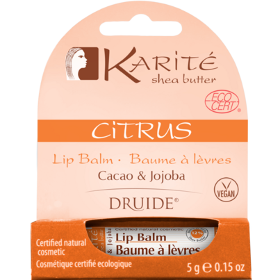 Druide Karite Shea Butter & Citrus Lip Balm