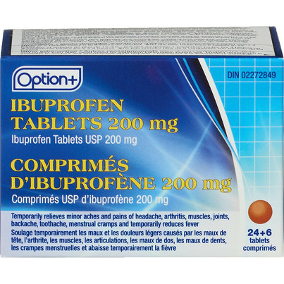 Option+ Ibuprofen Tablets 200mg