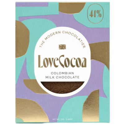 Love Cocoa Milk Chocolate Bar Columbian Single Origin
