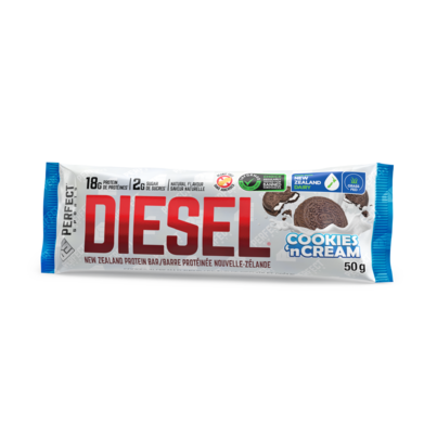 Perfect Sports Diesel Whey Protein Bar Cookies 'n Cream