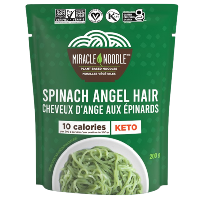 Miracle Noodle Ready To Eat Spinach Angel Hair