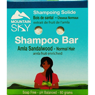 Mountain Sky Amla Sandalwood Shampoo Bar